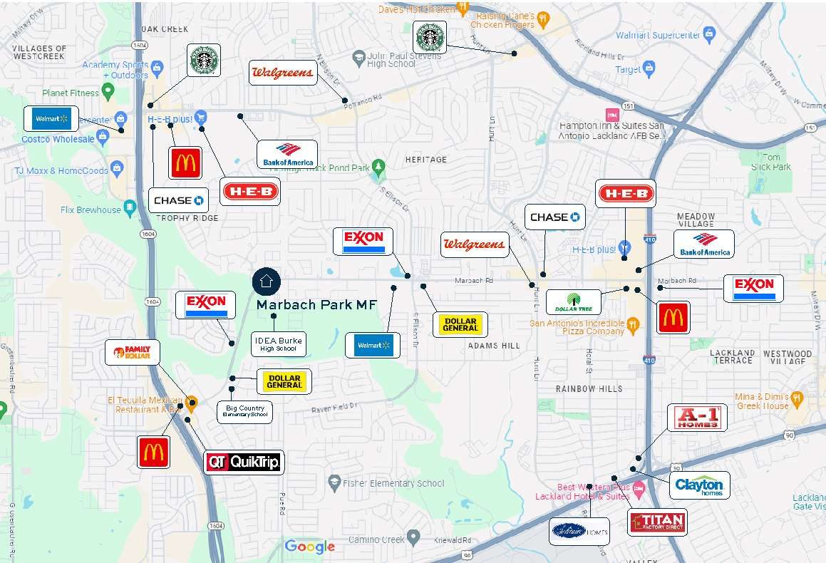 The Robbins Ranch MHP - Proximity Map
